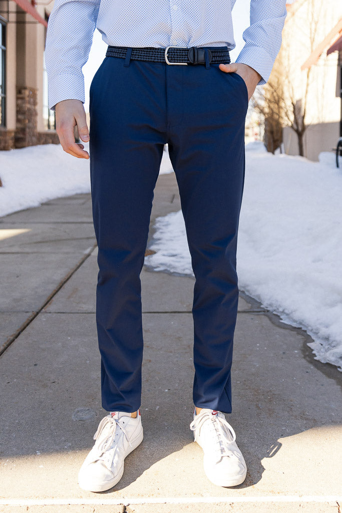 GINGTTO Mens Dress Pants Slim Fit Stretch Formal Pants for Men | eBay